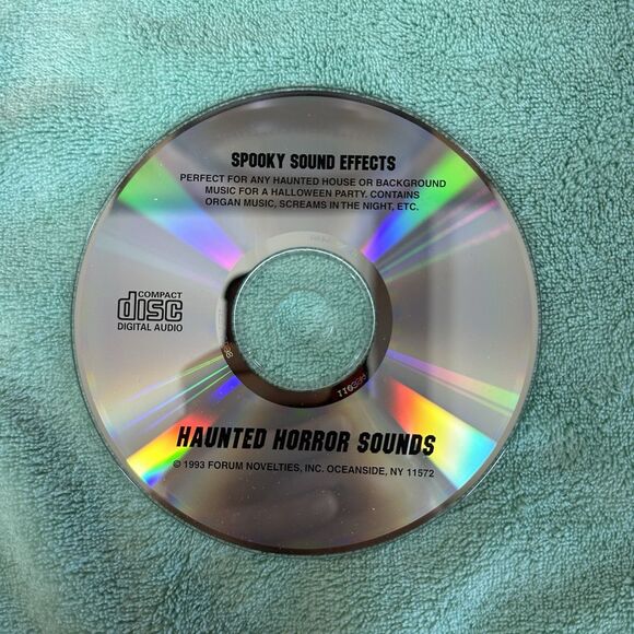 Haunted Horror Sounds CD Special Effects Halloween Haunted Hits Party Mix CD Lot - Picture 5 of 16